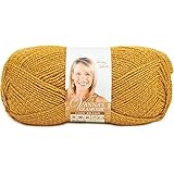 Lion Brand Yarn 861-171E Vanna's Glamour Yarn, Gold