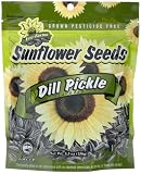 Eco-Farms Dill Pickle Flavored Sunflower Seeds, Grown Pesticide Free, 5.5-Ounce Pouches (Pack of 18)