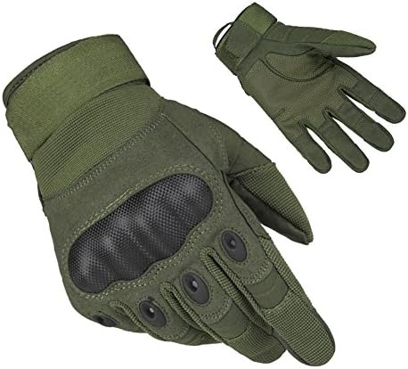 TrendenZ Ventilate Wear-resistant Military Equipment Half Finger Fingerless and Full Finger Tactical Gloves Hard Knuckle and Foam Protection for Shooting Airsoft Hunting Outdoor M/L/XL