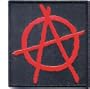 Anarchy Large Logo Embroidered Iron On Patch