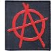 Anarchy Large Logo Embroidered Iron On Patch