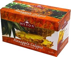 "PINEAPPLE CALYPSO" (Black Tea) "HYSON", 25 Teabags in Cardboard Carton 37.5g. Ceylon