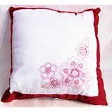 Cannon 18 x 18 Decorative Pillow - Red and White by Cannon