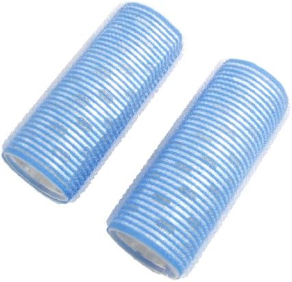 Lady Home Beauty Plastic Hair Curlers Tool Blue 2 Pcs