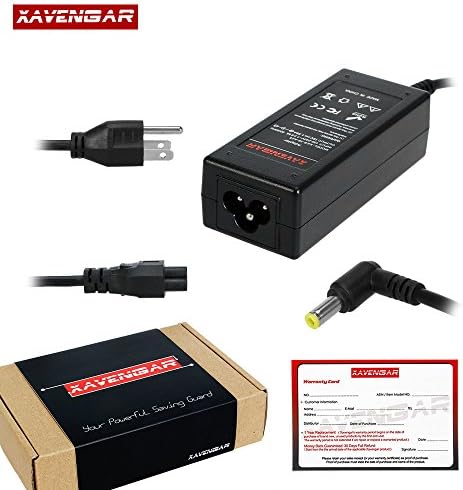 Xavengar 30W 19V 1.58A Acer Aspire One, Dell Inspiron Mini 10 1010 1011 1012 1018 10v 12 1210 9 910 PP19S Laptop AC Adapter Charger Power Cord Replacement for compatible models