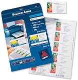 Avery Quick and Clean Business Cards Laser 220gsm 10 per Sheet Satin Colour Ref C32016-25 [250 Cards]