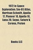 1972 in Space Exploration; SM-65 Atlas, Harrison Schmitt, Apollo 17, Pioneer 10, Apollo 16, Luna 20, Soyuz, Saturn V, Corona, Proton-
