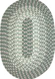 Robin Rugs Hometown Braided 10 Round mist green Area Rug