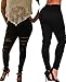 SEXYWG Womens Denim Stretch Jeans Destroy Skinny Leg Ripped Distressed Pants