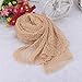 Voberry® Long Ripple Wrap, DIY Newborn Photo Prop Stretch Wrap Baby Photography Wrap-BAby Photo Props (Beige )