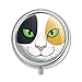 Calico Cat Face Pet Kitty Pill Case Trinket Gift Box