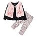 LittleSpring Baby Girls' Clothes Set Bow