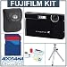Fujifilm FinePix Z200FD Digital Camera Kit, Black with 4 GB SD Memory Card, Table Top Tripod, Camera Case, Professional Lens Cleaning Kit