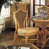 Reformation New Rattan Wicker Wood Dining Room Occasional Chairs rv