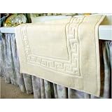 Egyptian Cotton Bath Mat Or Shower Mat CREAM By MARRIKAS