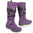 s.OLIVER KIDS Kinder Winter Stiefel, Wildleder, TEX- Membrane, purple lila-schwarz