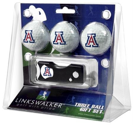 Arizona Wildcats Ua Ncaa Spring Action 3 Golf Ball Gift Packs