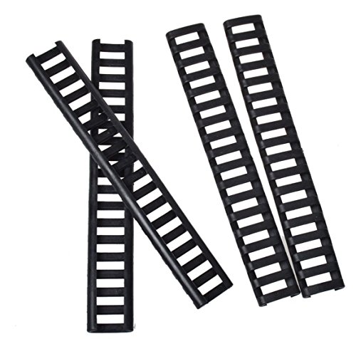 Dagger Defense picatinny rail covers / rubber rail covers for picatinny mounting rails