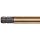 Dormer EX006H Powdered Metal Steel Spiral Flute Threading Tap, Gold Oxide Finish, Round with Square End Shank, Modified Bottoming Chamfer