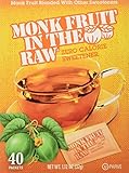 Monk Fruit in the Raw Sweeteners, 40 ct (2 pack)