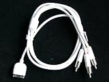 E511 AV Audio Visual Output Cable for Apple iphone 1st Gen (NOT for iPhone 3G)