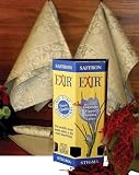 Pure Saffron in Fine Quality and 2 Dish Towels in Jacquard Linen-Cotton