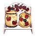 2PC COOKIE JAR, KITCHEN CANISTER SET COUNTRY RED APPLE