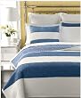 Martha Stewart Bandeau Stripe Standard Sham Blue