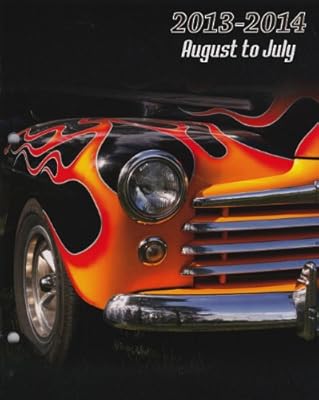 Cars! August 2013 - July 2014 Academic Year Monthly Student Planner Calendar, 7 X 8 3/4 Inches with 2 Hole Punched Cover