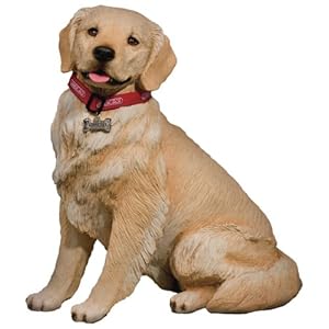 Golden Retriever Life Size Statue