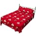 Ohio State (OSU) Buckeyes Printed Sheet Set (Queen, Team Color)
