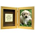 Pet Impression Casted Paw Print Keepsake Shadow Box Frame