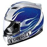 Icon Airframe Claymore Chrome Blue - Free Shipping - New 2010