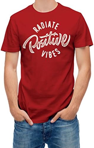 Tshirt Radiate Positive Vibes Red Tango XXL