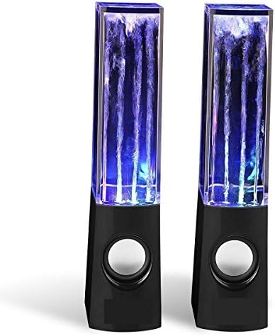 Auzewi Mini Amplifier Music Fountain Speakers for Apple I-station 7 - Black