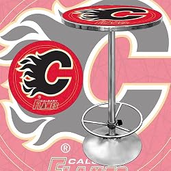 NHL Calgary Flames Pub Table (fls)