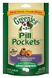 Greenies Pill Pockets Tablet, Duck and Pea Flavor, 2.6-Ounce, 25 Count