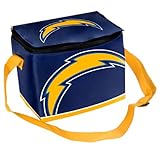 (In Stock) Best buy cheap San Diego Chargers Big Logo 12 Pack Zipper Lunch Cooler
