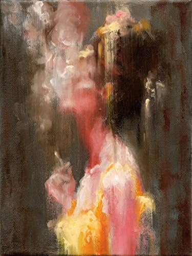 Attractive Smoke Pattern Wood Frame Canvas Prints 12" X 16"