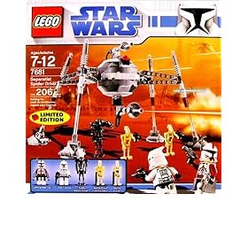 Star Wars Exclusive Limited Edition Lego Set #7681 Separatist Spider Droid
