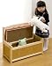 キッズ&ベビー・ベンチ兼ToyBox: かわいらしい子供家具!ベンチはお子様のおもちゃ入れになり便利。★ここでは【チャイルドベンチ】のみを販売いたします。※こちらのシリーズは《テーブルのみ・ベンチのみ》でのご提供致しております。ぜひ合わせて...
