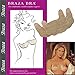 Braza Adhesive Strapless Bra,Beige,B