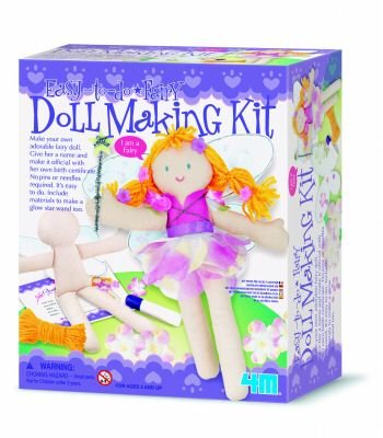 Childrens Toyshop  Toys : Doll Making Kit - Fairy - Childs Creative Activity Kit - Childrens Arts & Crafts