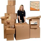 Double Wall Brown Cardboard Box 254L x 203W x 152H - Pack of 10 - ADW20