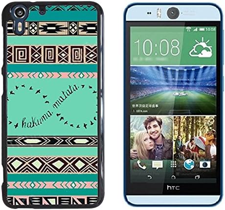 Hakuna Matata Colorful Printed Hard Protective Back Case Cover Shell Skine For HTC Desire EYE M910x