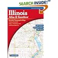 Illinois Atlas and Gazetteer (Illinois Atlas and Gazetteer, Fifth Edition) by Delorme