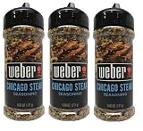 Weber Seasoning Chicago Steak 6.0 oz (Pack of 3) 51jdgENxeoL. SL160