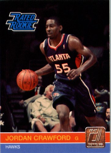 2010 / 2011 Donruss # 254 Jordan Crawford Atlanta Hawks NBA Rookie Card - In Protective Screwdown Case!