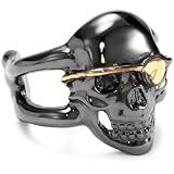 engraved ring bands HAN CHOLO Shadow Series Gun Met