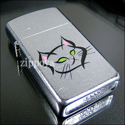 Cover image : Zippo Kitten 猫 スリムタイプ ジッポ 24338